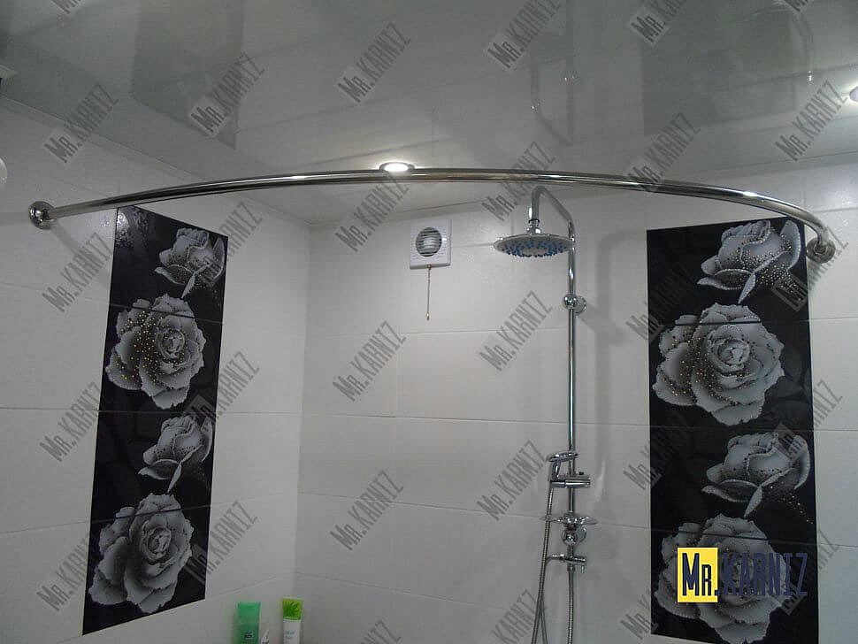 Карниз для ванны Santek Гоа 150х100 Усиленный 25 мм MrKARNIZ фото 3