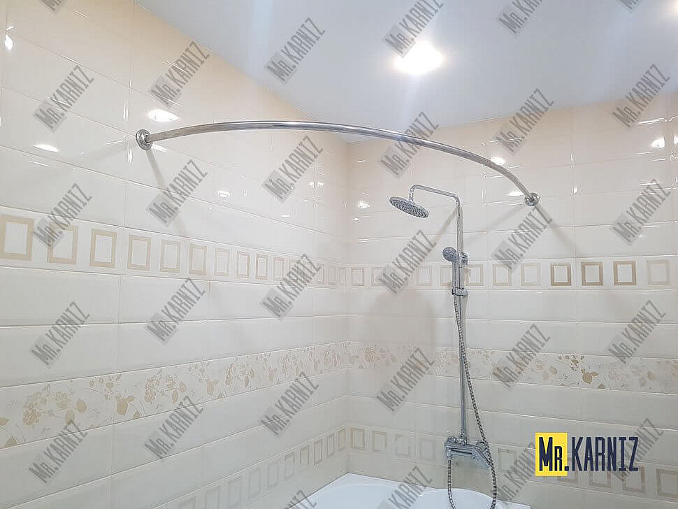 Карниз для ванны Jika Geneve 150х100 Усиленный 20 мм MrKARNIZ фото 7