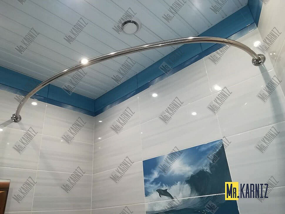 Карниз для ванны Triton Медея 142.5х142.5 Усиленный 20 мм MrKARNIZ фото 12