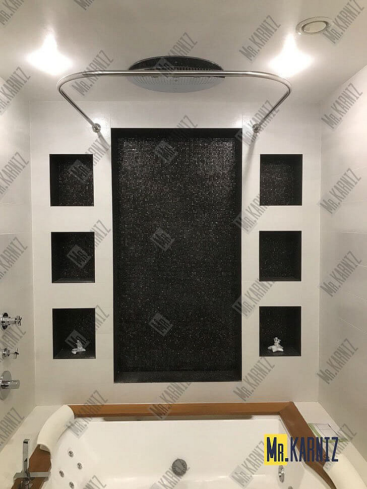 Карниз для ванны Radomir Конкорд П-образный 180х120 Усиленный 20 мм MrKARNIZ фото 5