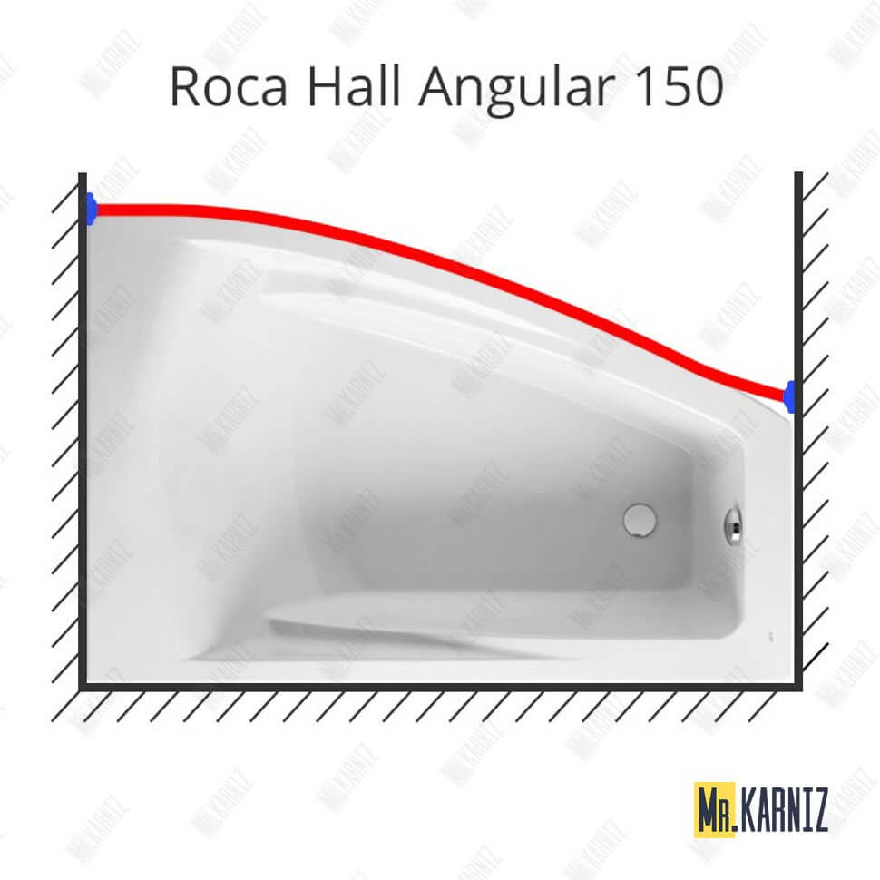 Карниз для ванны Roca Hall Angular Передний борт 150 Усиленный 25 мм MrKARNIZ Карниз для ванны Roca Hall Angular Передний борт 150 Усиленный 25 мм MrKARNIZ