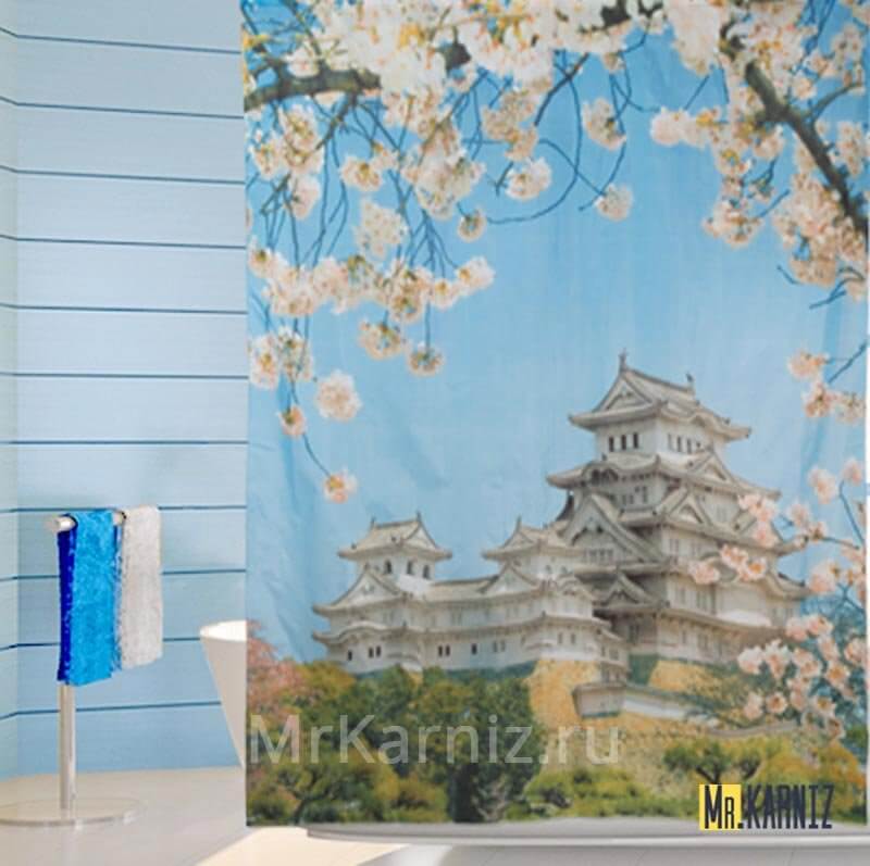 Штора для ванной KYOTO (Япония) Штора для ванной KYOTO Япония