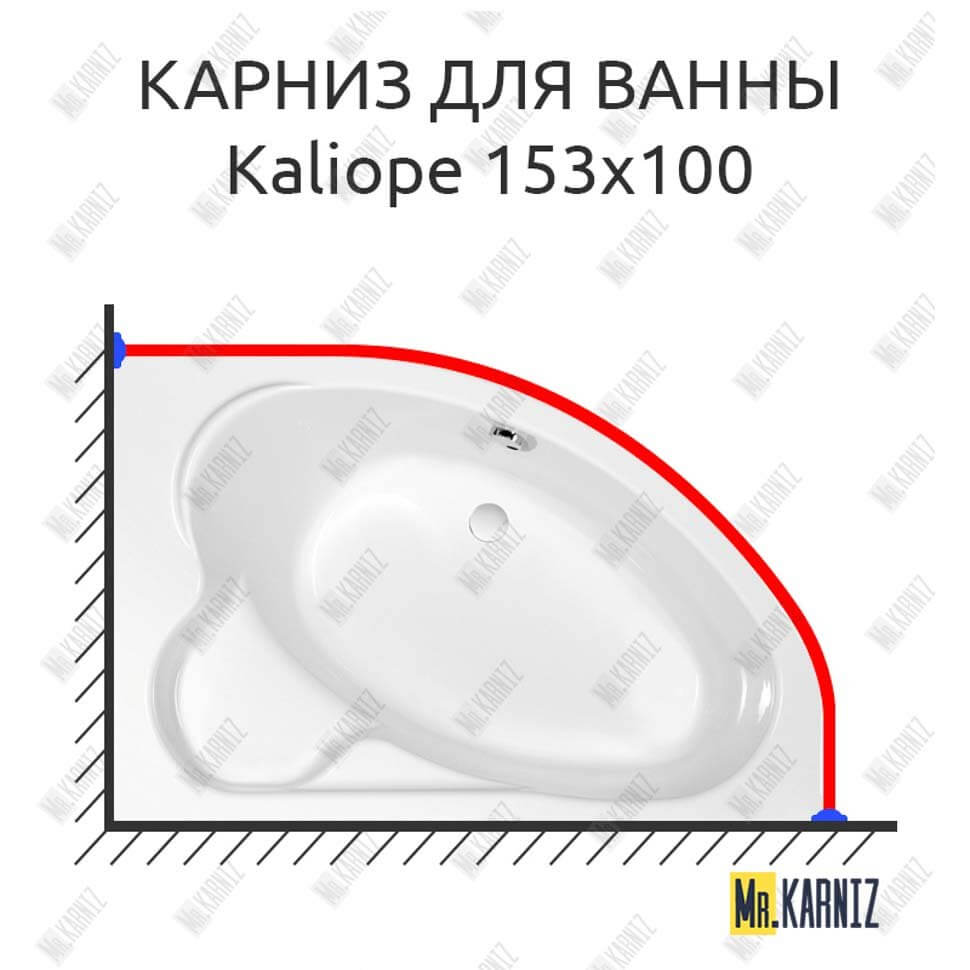 Карниз для ванны Cersanit Kaliope 153х100 Усиленный 25 мм MrKARNIZ Карниз для ванны Cersanit Kaliope 153х100 Усиленный 25 мм MrKARNIZ