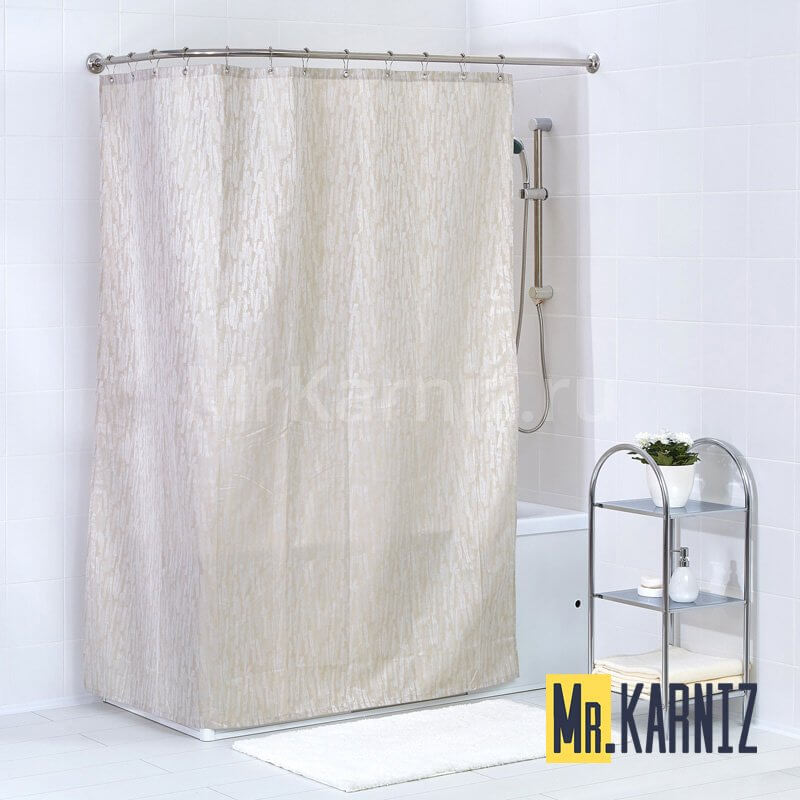 Штора для ванной Жаккард Paint Mark