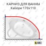 Карниз для ванны Cersanit Kaliope 170х110 Усиленный 20 мм MrKARNIZ фото 1